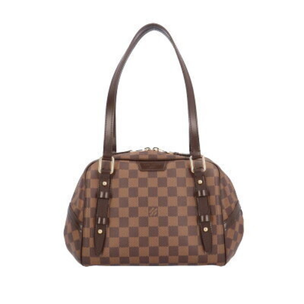 Louis Vuitton Rivington Damier Shoulder Bag Canvas Brown
